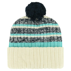 NHL Seattle Kraken '47 Tavern Cuffed Knit Hat with Pom - Cream