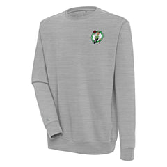 Boston Celtics Antigua Victory Pullover Sweatshirt Heather Gray