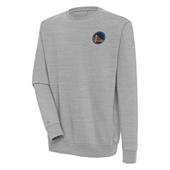 Golden State Warriors Antigua Victory Pullover Sweatshirt Heather Gray