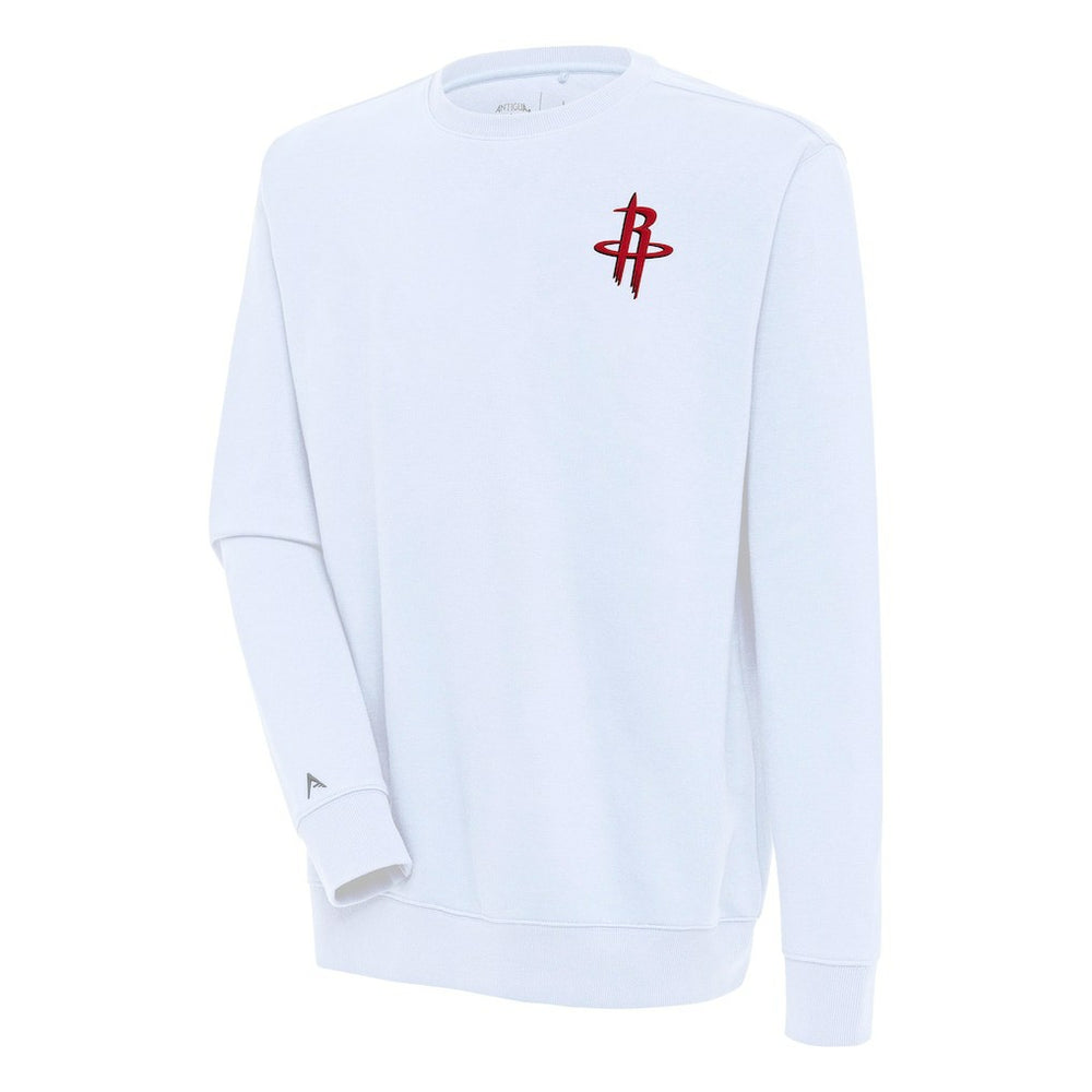 Houston Rockets Antigua Victory Pullover Sweatshirt White