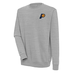Indiana Pacers Antigua Victory Pullover Sweatshirt Heather Gray