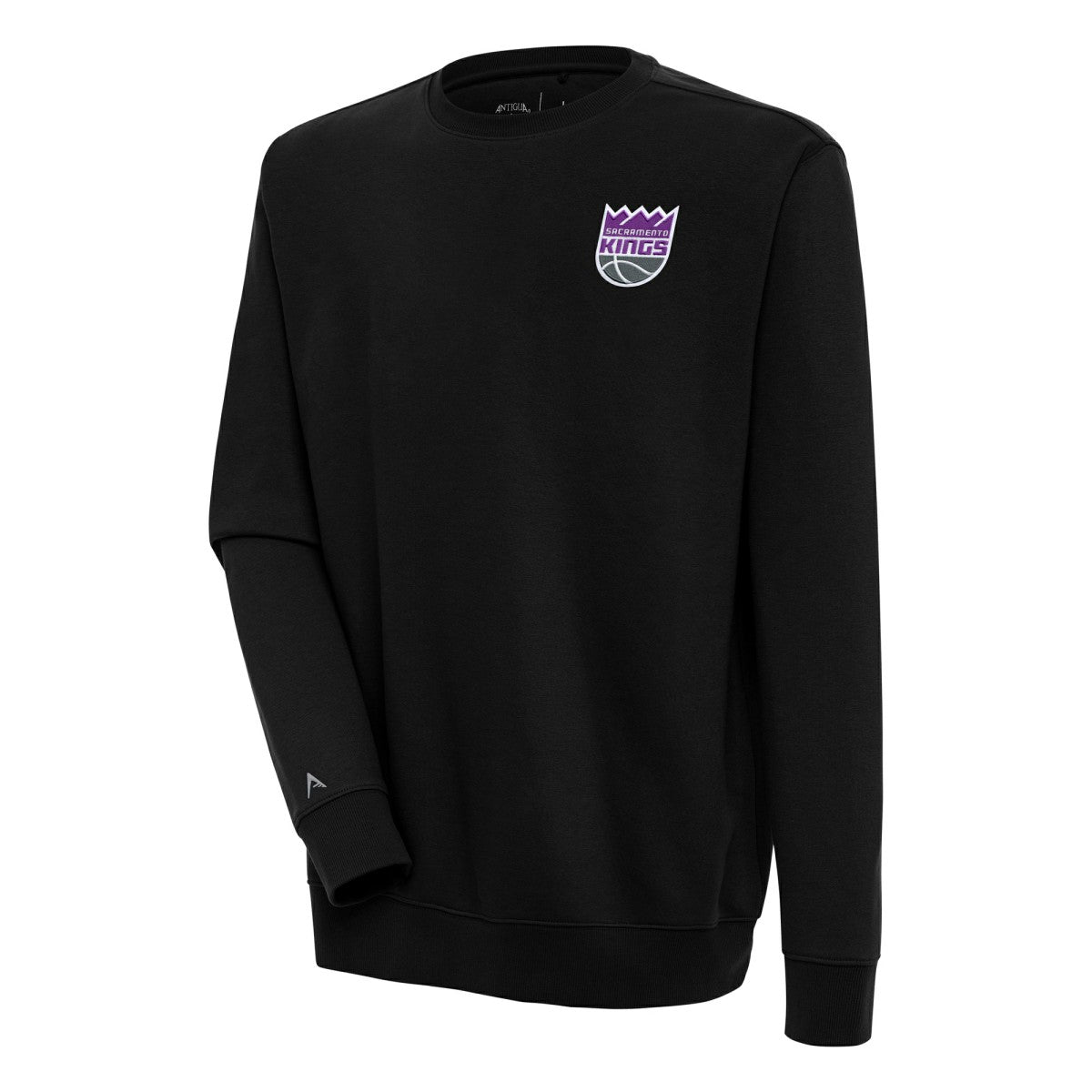 Sacramento Kings Antigua Victory Pullover Sweatshirt Black