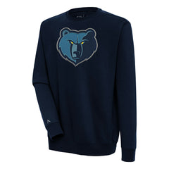 Memphis Grizzlies Antigua Victory Pullover Sweatshirt Navy