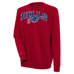 Buffalo Bills Antigua Victory Chenille Pullover Sweatshirt Red