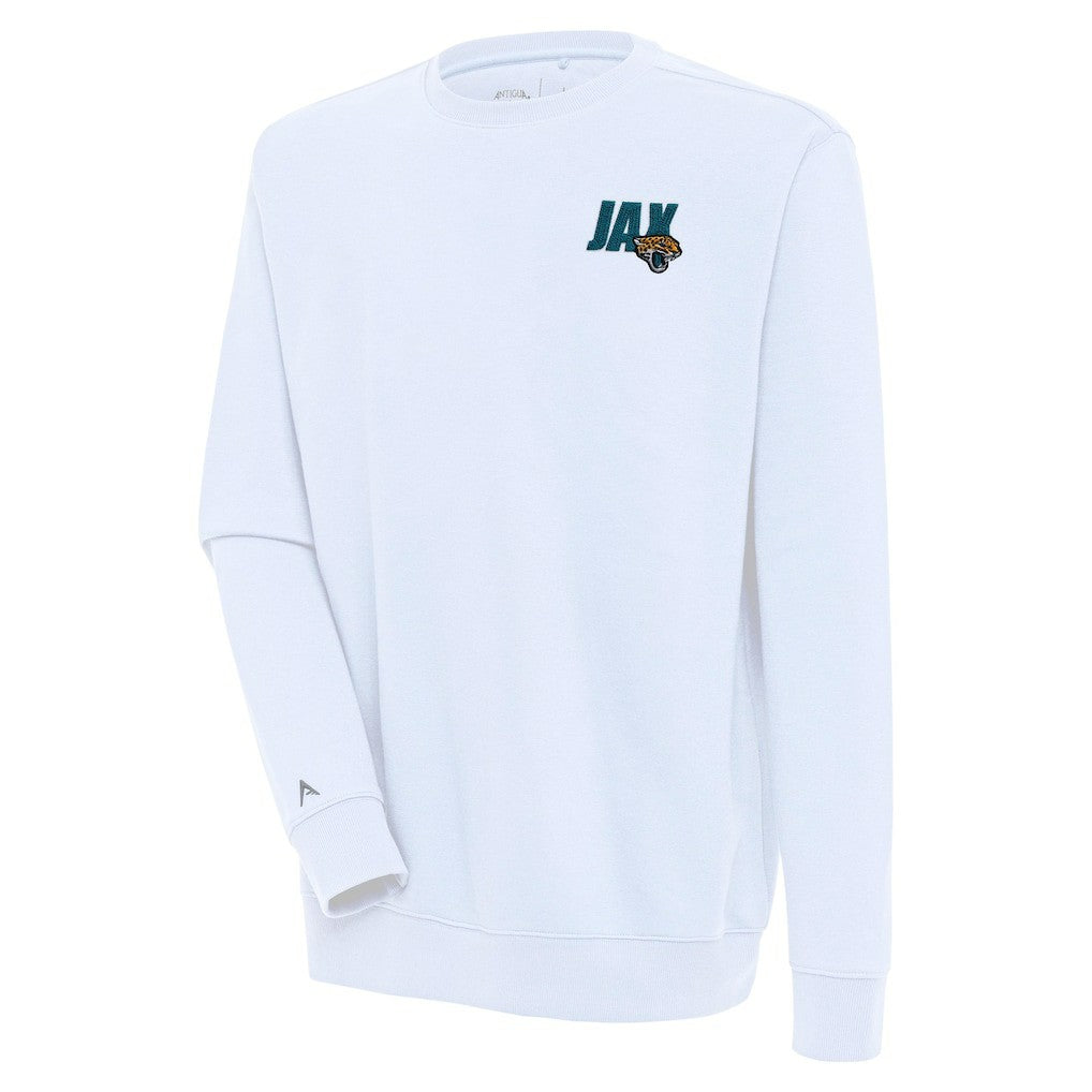 Jacksonville Jaguars Antigua Victory Pullover Sweatshirt White