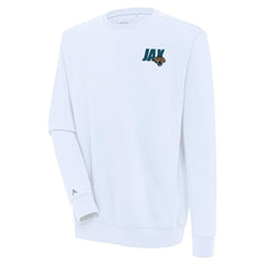 Jacksonville Jaguars Antigua Victory Pullover Sweatshirt White