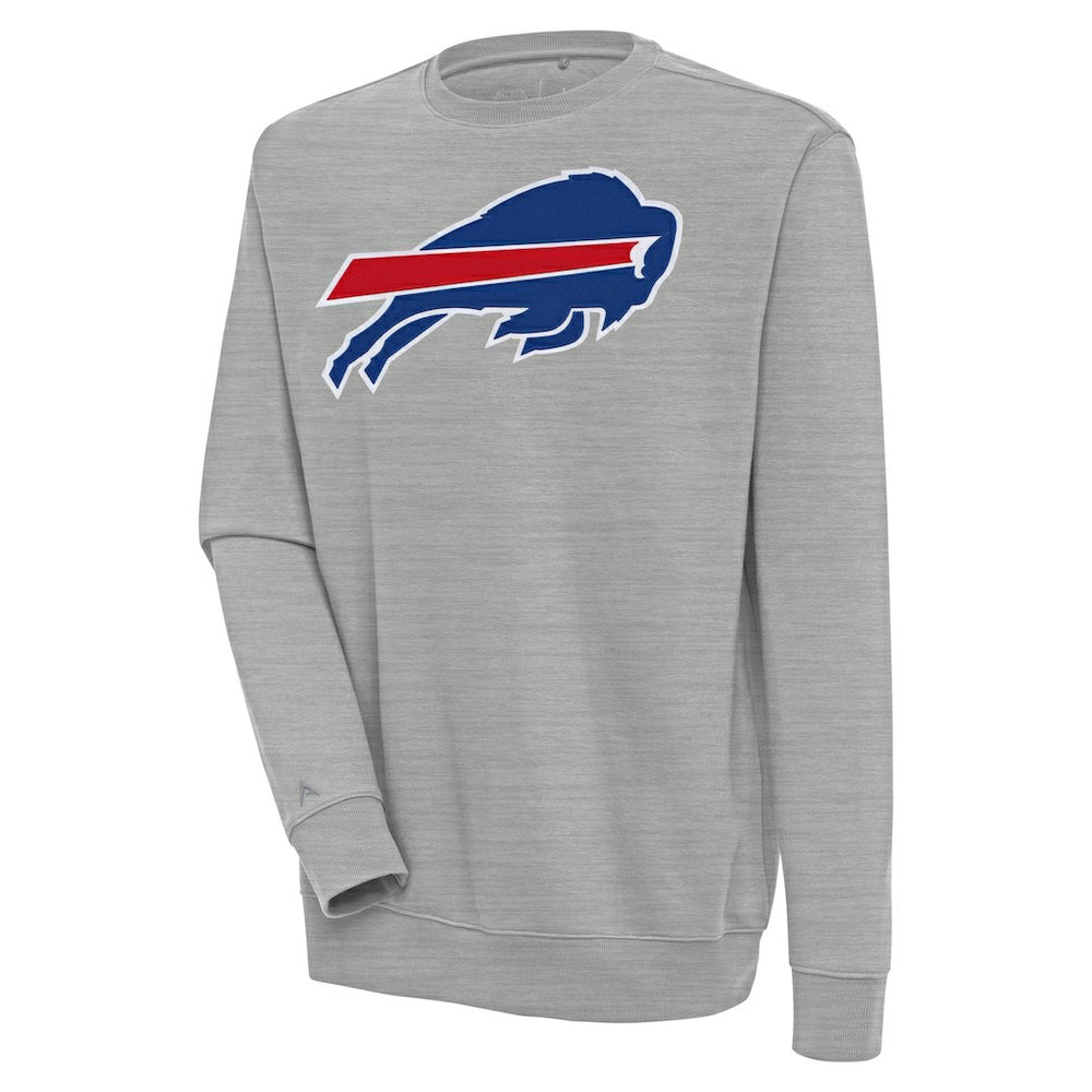 Buffalo Bills Antigua Victory Pullover Sweatshirt Heather Gray
