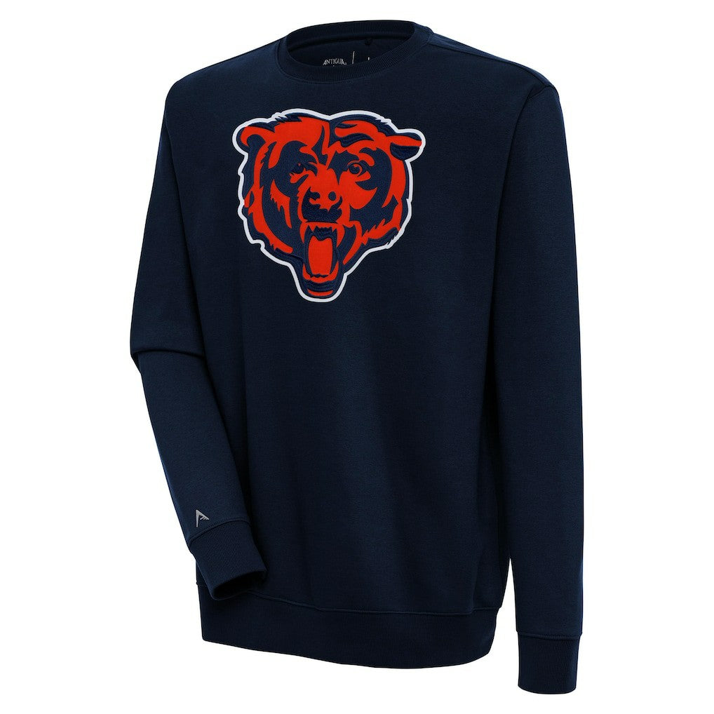 Chicago Bears Antigua Victory Pullover Sweatshirt Navy