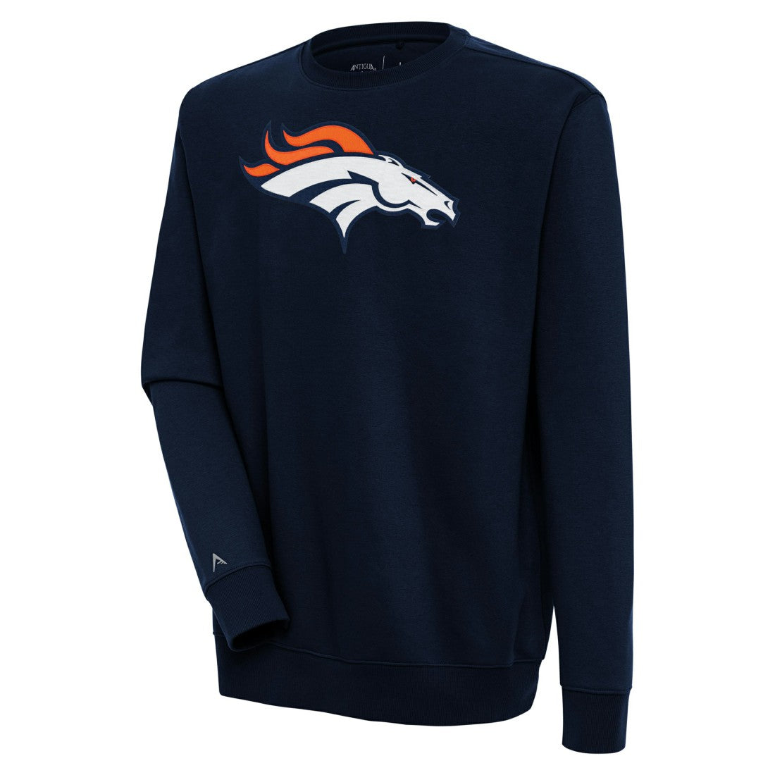 Denver Broncos Antigua Victory Pullover Sweatshirt Navy