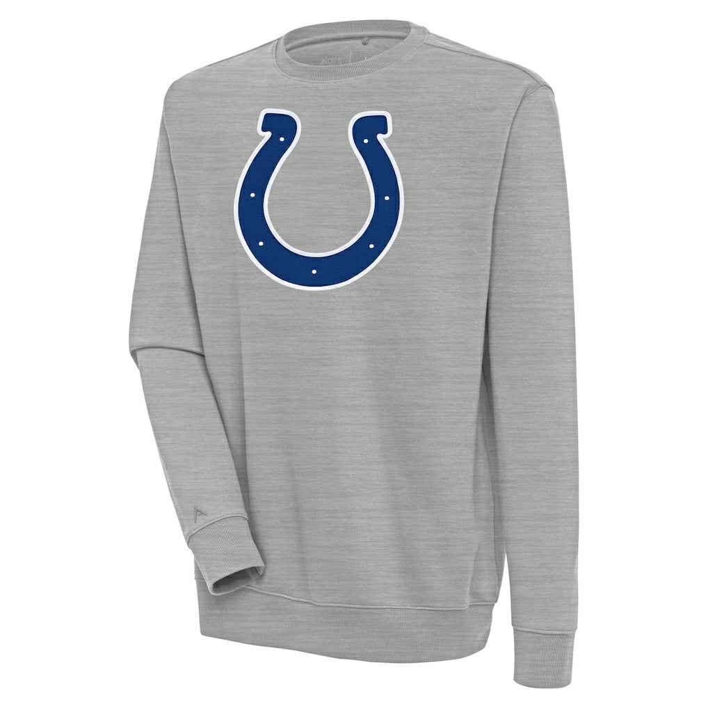 Indianapolis Colts Antigua Victory Pullover Sweatshirt Heather Gray