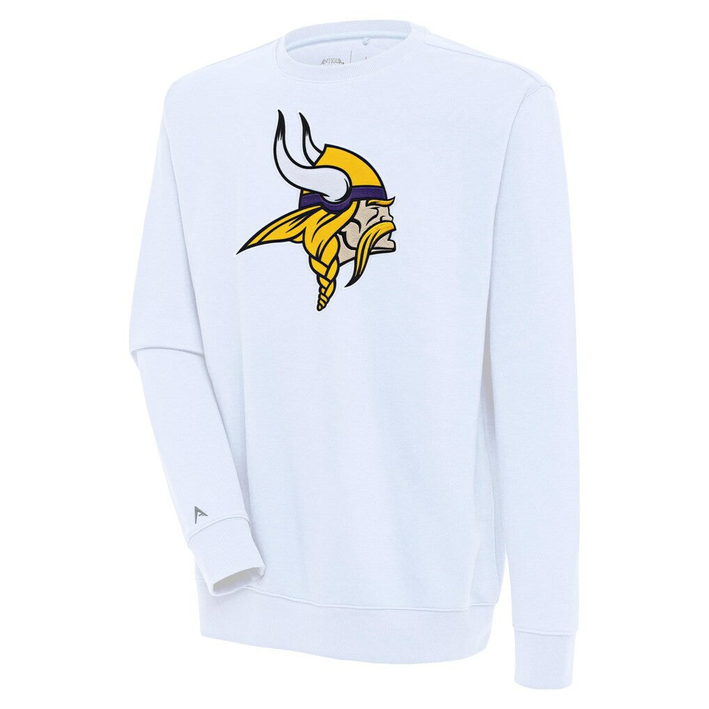 Minnesota Vikings Antigua Victory Pullover Sweatshirt White