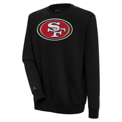 San Francisco 49ers Antigua Victory Pullover Sweatshirt Black