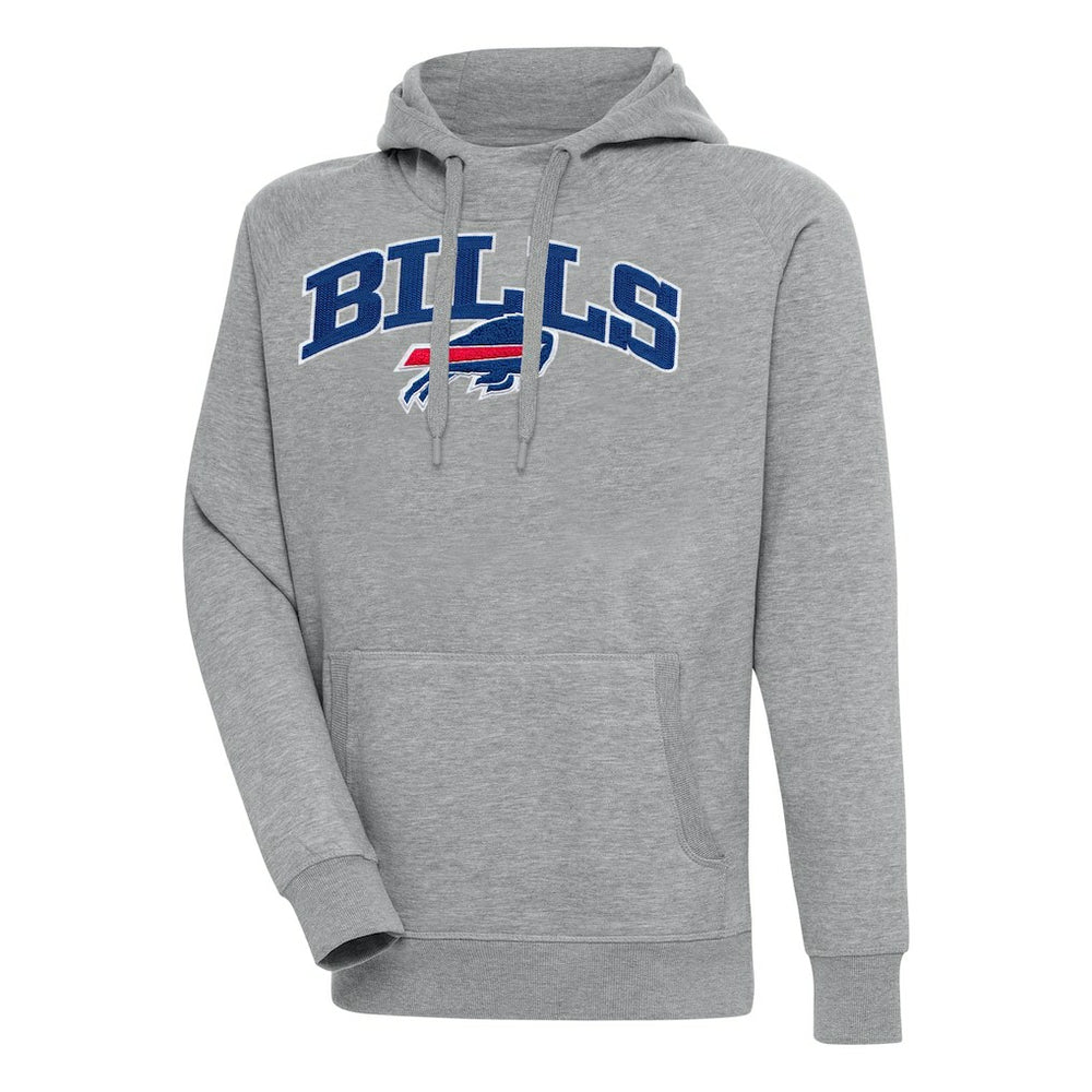 Buffalo Bills Antigua Victory Pullover Hoodie Heather Gray