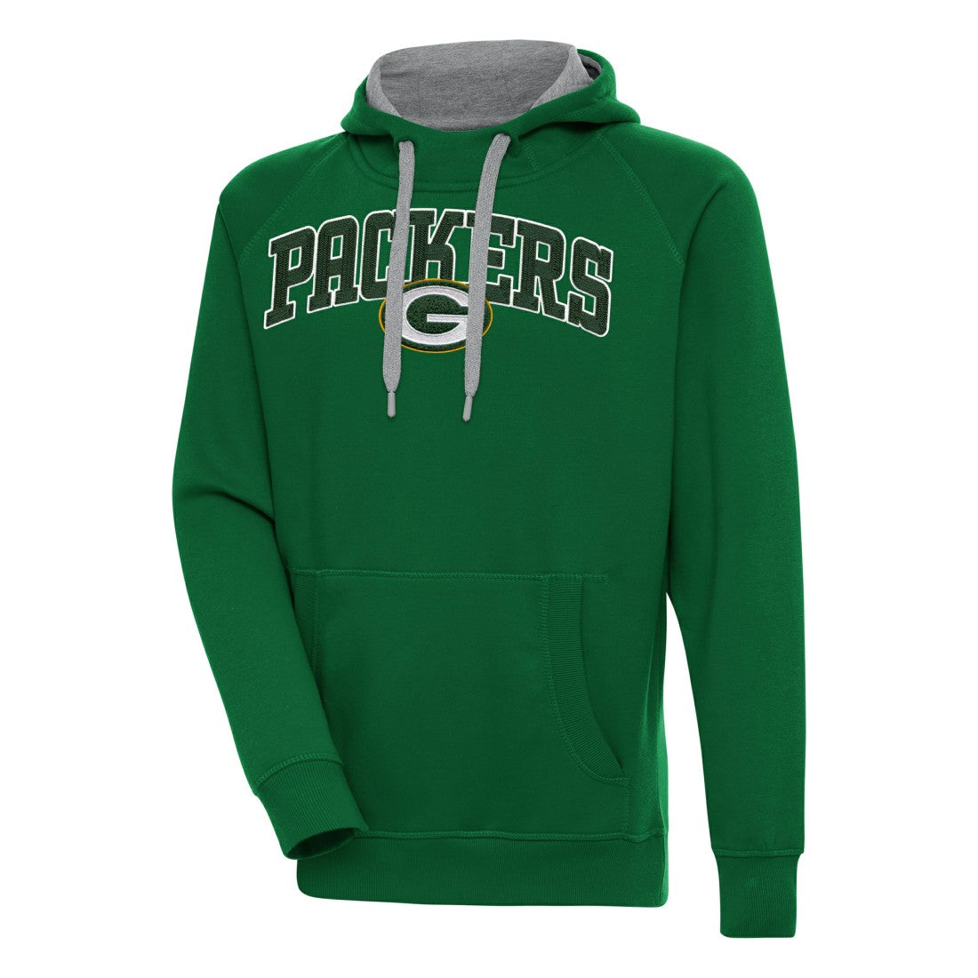 Green Bay Packers Antigua Victory Pullover Hoodie Green