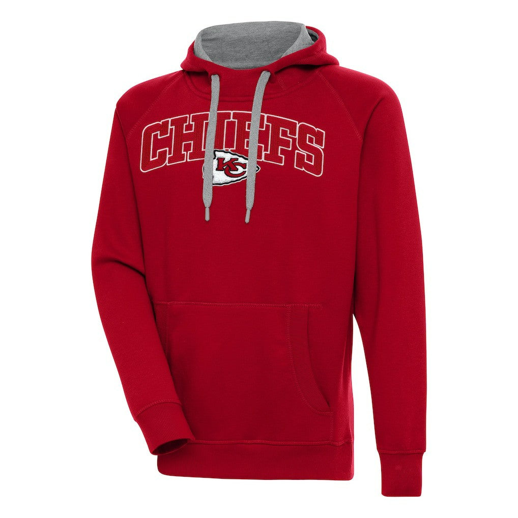 Kansas City Chiefs Antigua Victory Pullover Hoodie Red