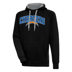 Los Angeles Chargers Antigua Victory Pullover Hoodie Black