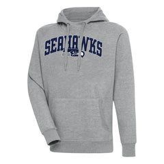Seattle Seahawks Antigua Victory Pullover Hoodie Heather Gray