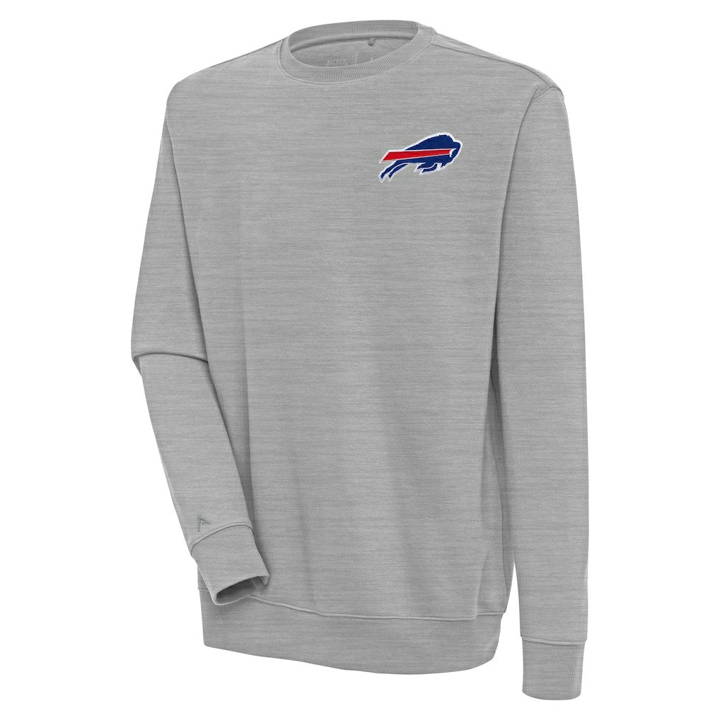 Buffalo Bills Antigua Victory Pullover Sweatshirt Heather Gray