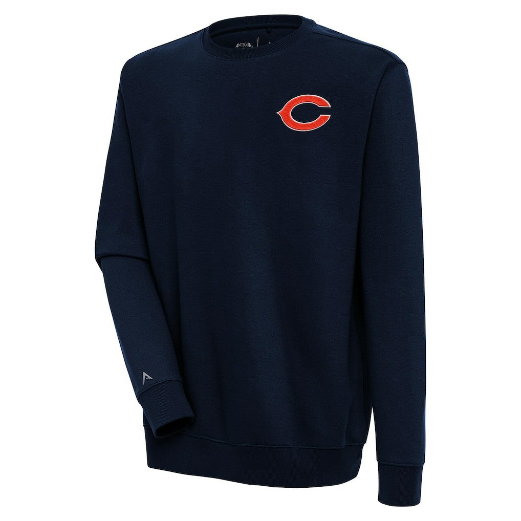 Chicago Bears Antigua Victory Pullover Sweatshirt Navy