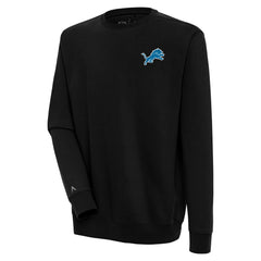 Detroit Lions Antigua Victory Pullover Sweatshirt Black