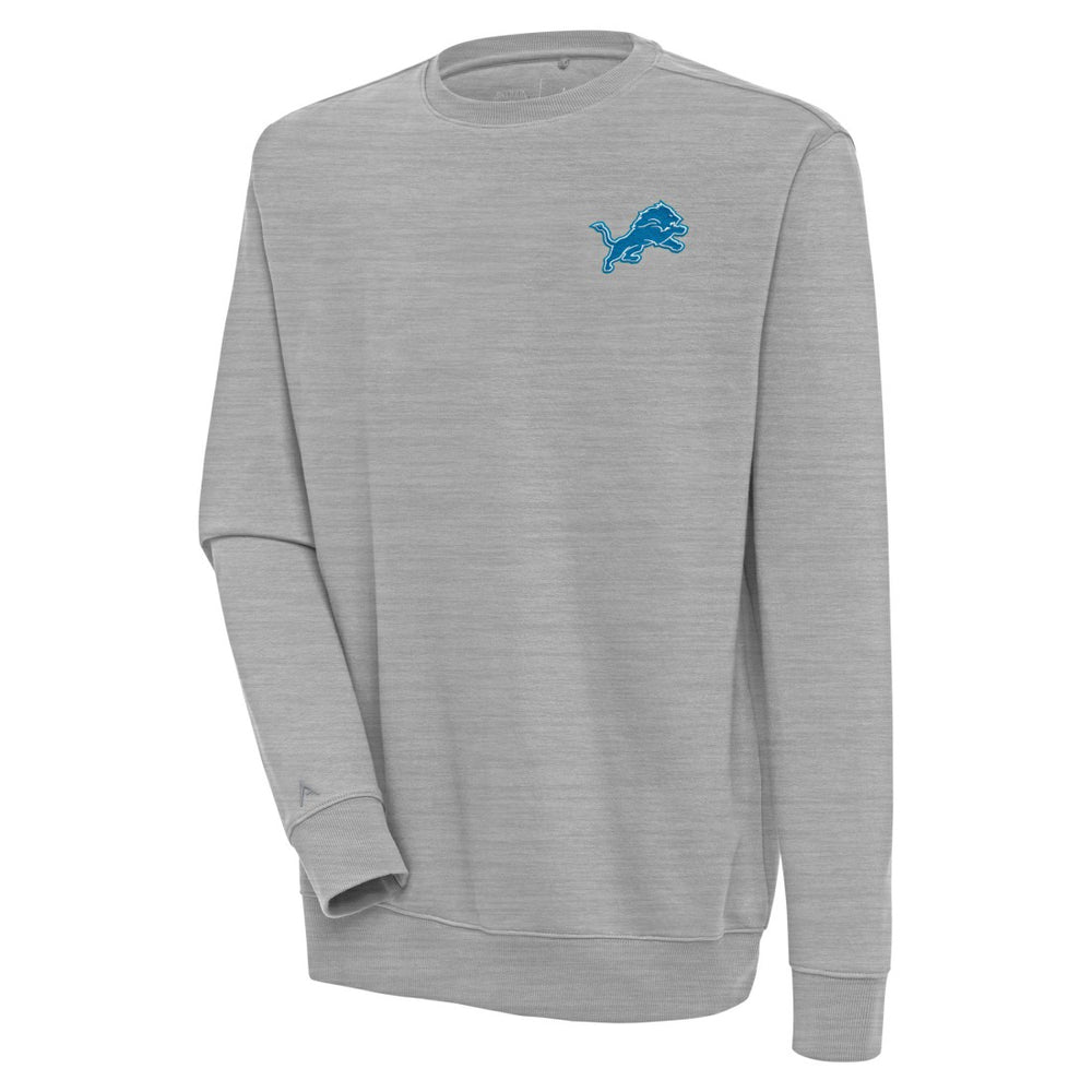 Detroit Lions Antigua Victory Pullover Sweatshirt Heather Gray