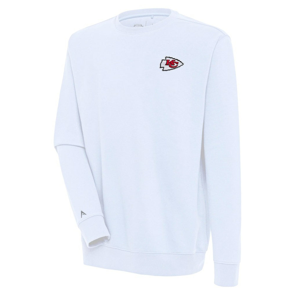Kansas City Chiefs Antigua Victory Pullover Sweatshirt White