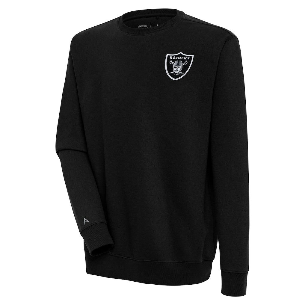 Las Vegas Raiders Antigua Victory Pullover Sweatshirt Black