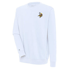 Minnesota Vikings Antigua Victory Pullover Sweatshirt White