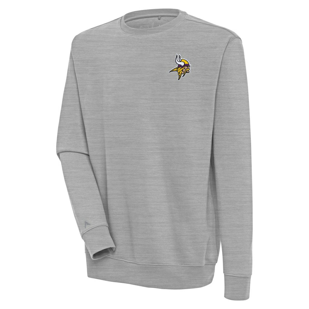 Minnesota Vikings Antigua Victory Pullover Sweatshirt Heather Gray