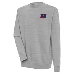 New York Giants Antigua Victory Pullover Sweatshirt Heather Gray