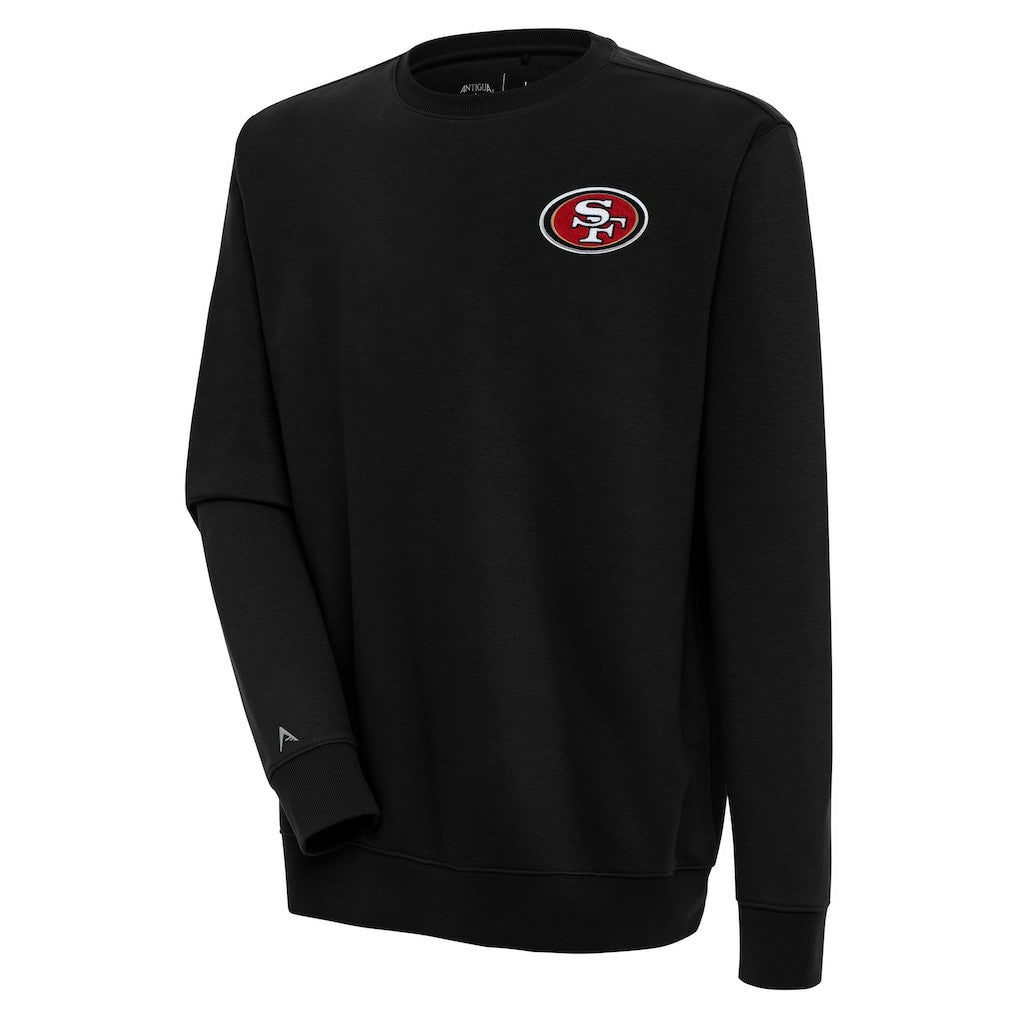 San Francisco 49ers Antigua Victory Pullover Sweatshirt Black