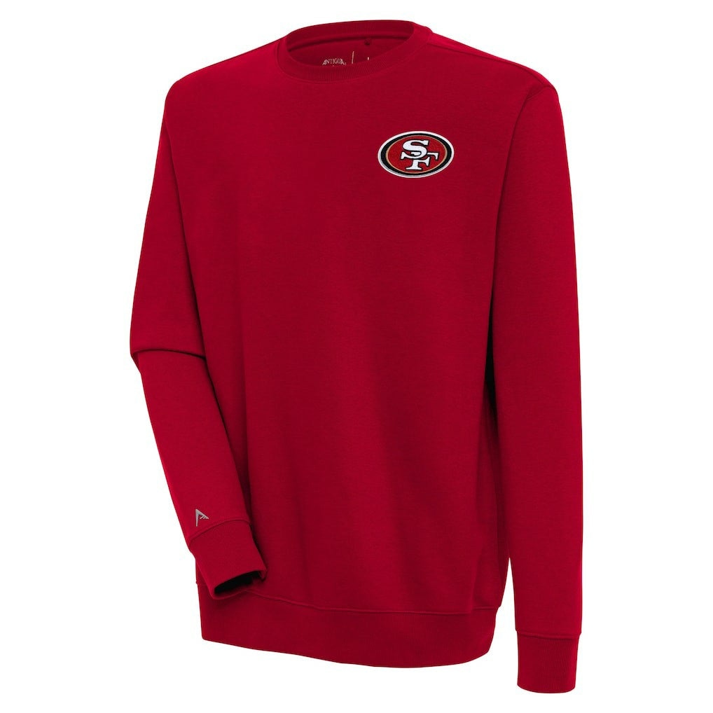 San Francisco 49ers Antigua Victory Pullover Sweatshirt Scarlet
