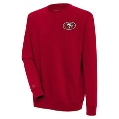 San Francisco 49ers Antigua Victory Pullover Sweatshirt Scarlet