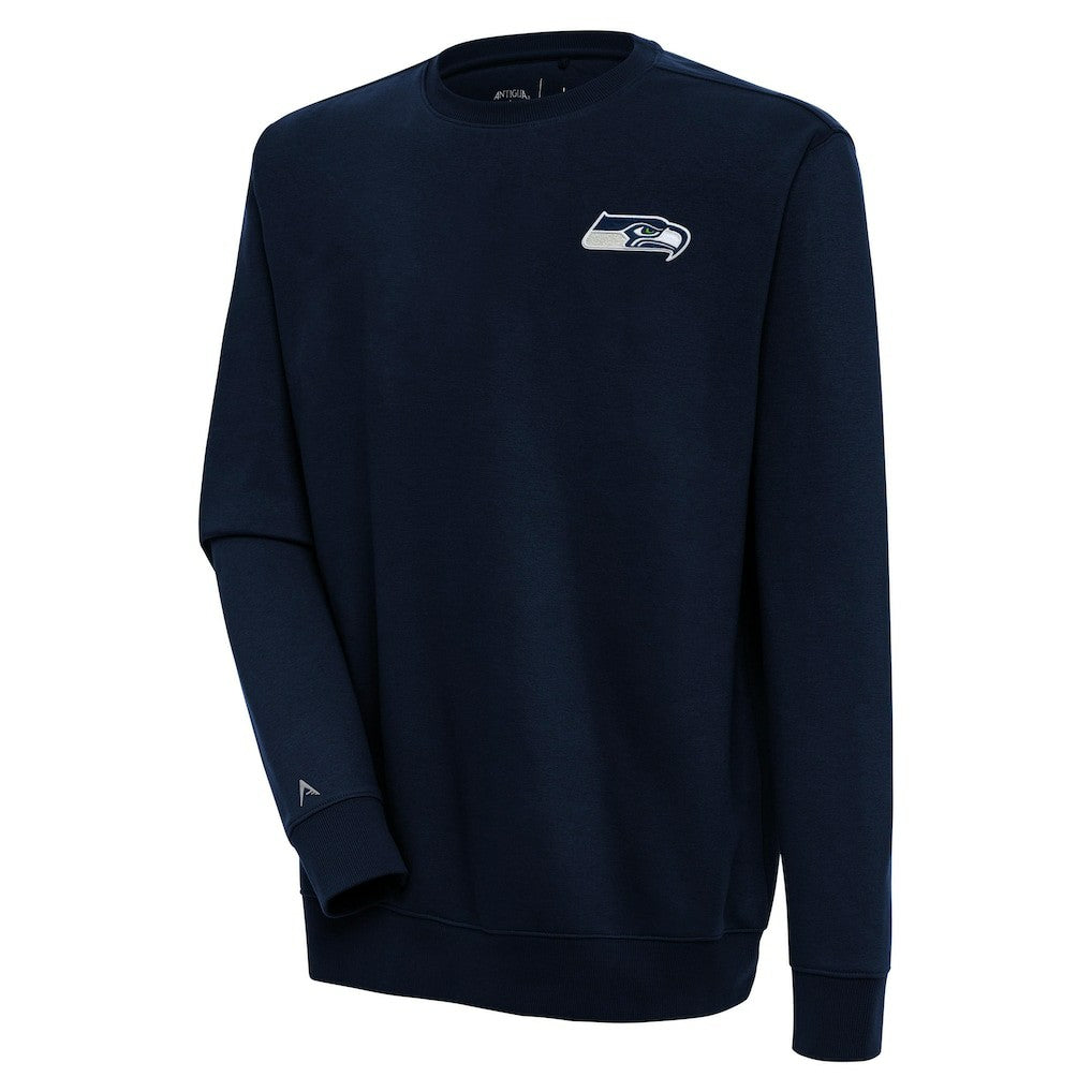 Seattle Seahawks Antigua Victory Pullover Sweatshirt College Navy