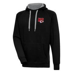 Kansas City Chiefs Antigua Victory Pullover Hoodie Black