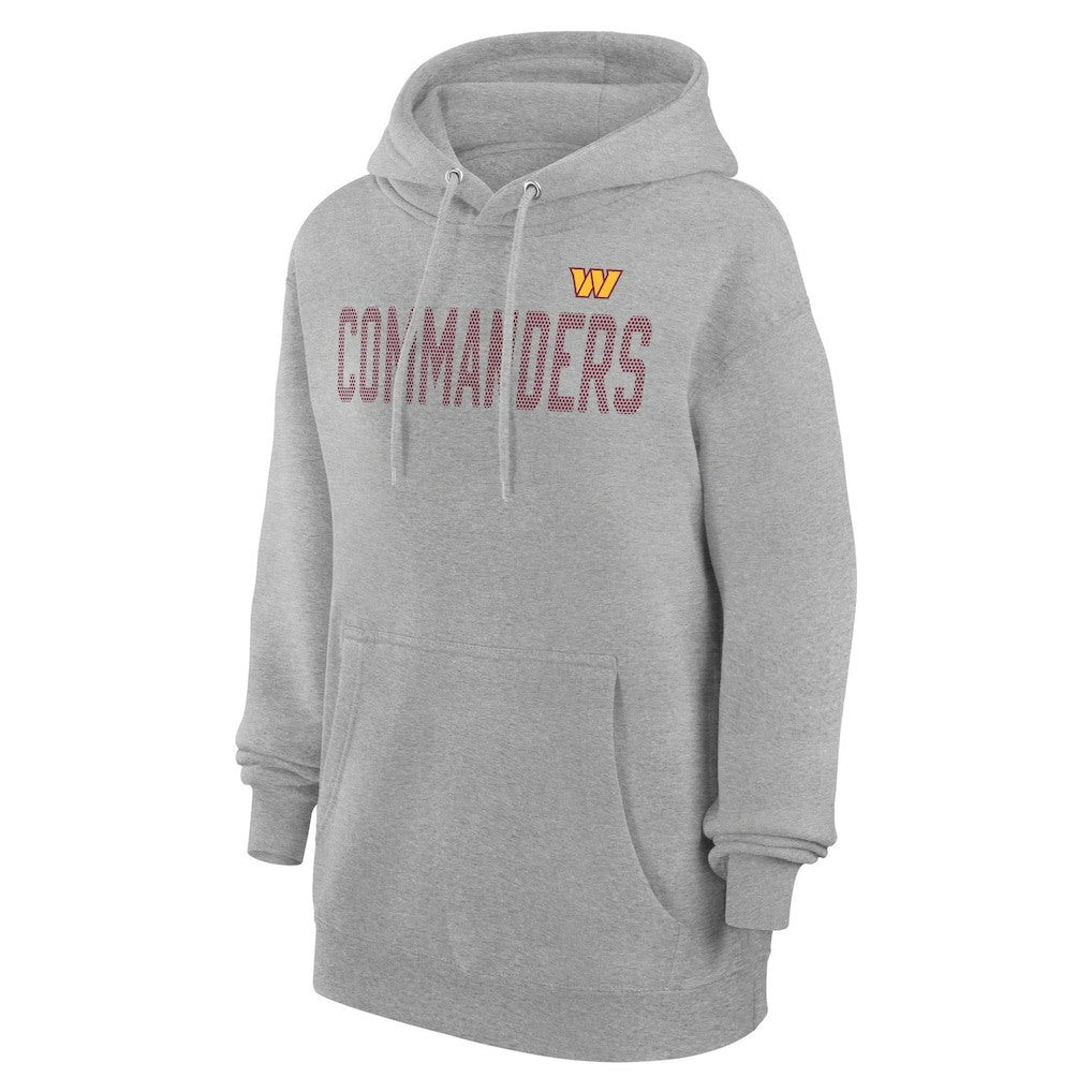 Washington Commanders G-III 4Her by Carl Banks Women's Dot Print Pullover Hoodie Heather Gray