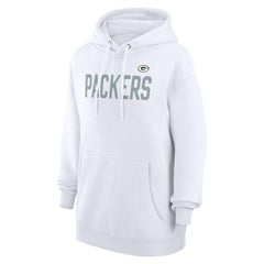 Green Bay Packers G-III 4Her by Carl Banks Women's Dot Print Pullover Hoodie White