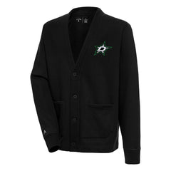 NHL Dallas Stars Antigua Victory Cardigan - Black
