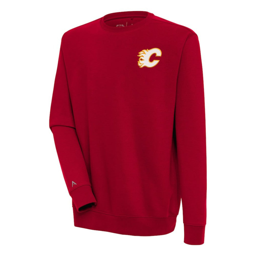 NHL Calgary Flames Antigua Victory Pullover Sweatshirt - Red