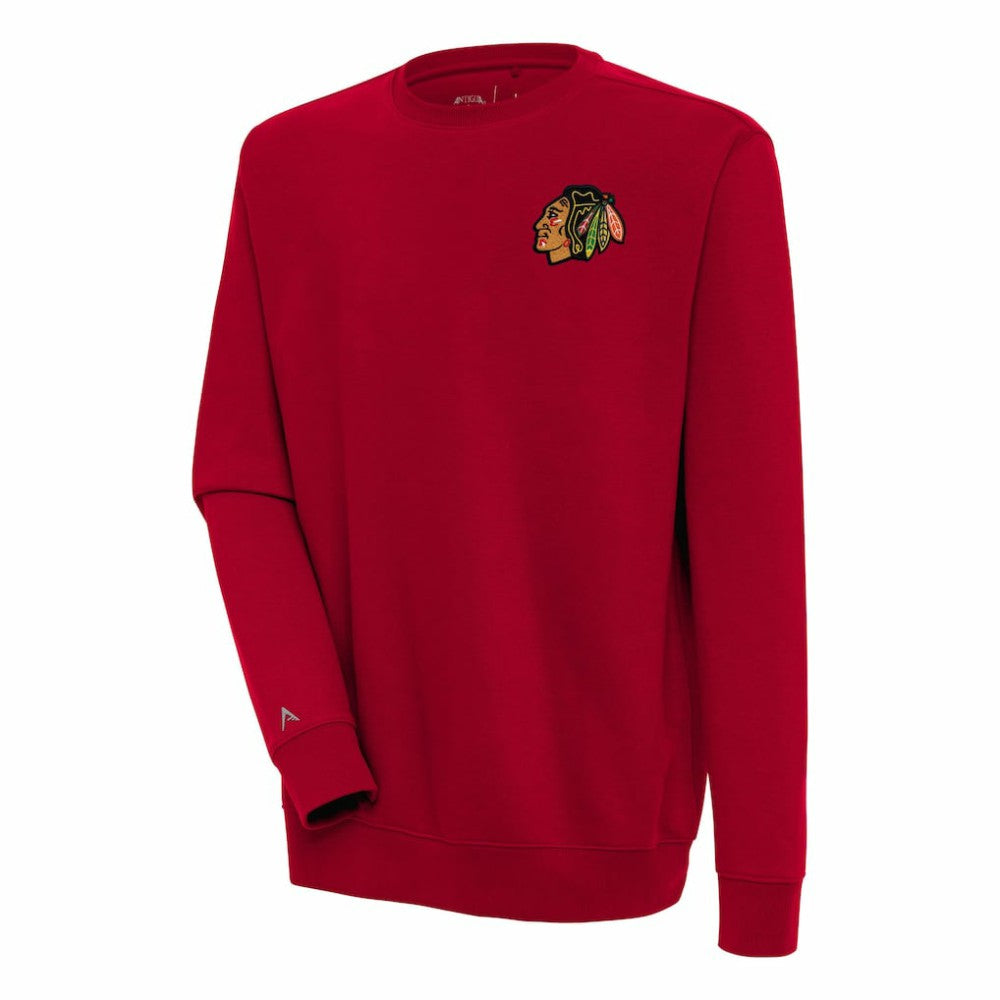 NHL Chicago Blackhawks Antigua Victory Pullover Sweatshirt - Red