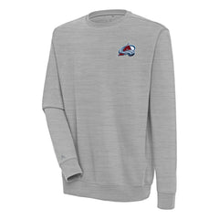 NHL Colorado Avalanche Antigua Victory Pullover Sweatshirt - Heather Gray