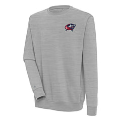 NHL Columbus Blue Jackets Antigua Victory Pullover Sweatshirt - Heather Gray