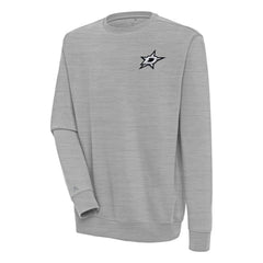 NHL Dallas Stars Antigua Victory Pullover Sweatshirt - Heather Gray