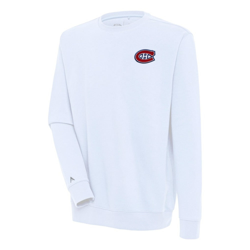 NHL Montreal Canadiens Antigua Victory Pullover Sweatshirt - White
