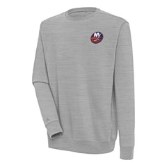 NHL New York Islanders Antigua Victory Pullover Sweatshirt - Heather Gray