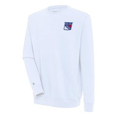 NHL New York Rangers Antigua Victory Pullover Sweatshirt - White