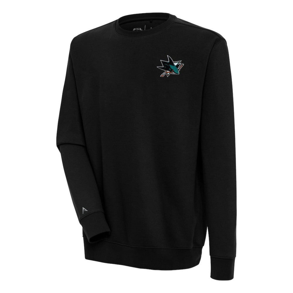 NHL San Jose Sharks Antigua Victory Pullover Sweatshirt - Black