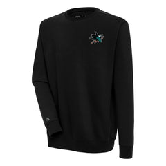 NHL San Jose Sharks Antigua Victory Pullover Sweatshirt - Black