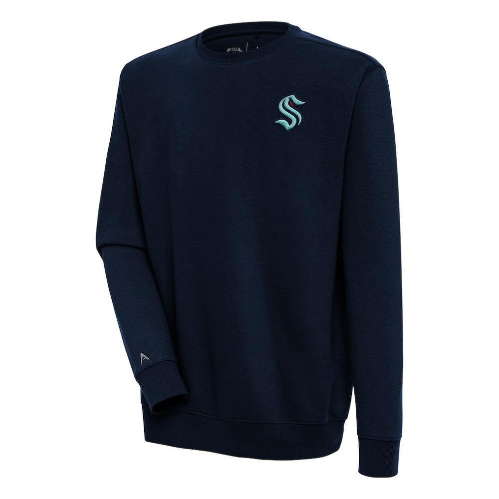NHL Seattle Kraken Antigua Victory Pullover Sweatshirt - Deep Sea Blue