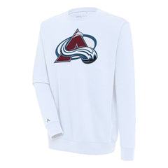 NHL Colorado Avalanche Antigua Victory Pullover Sweatshirt - White